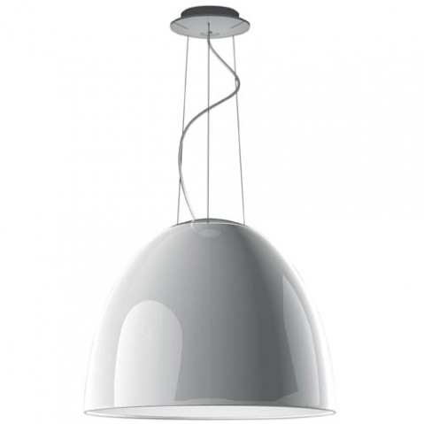 suspension nur gloss halogene artemide blanc