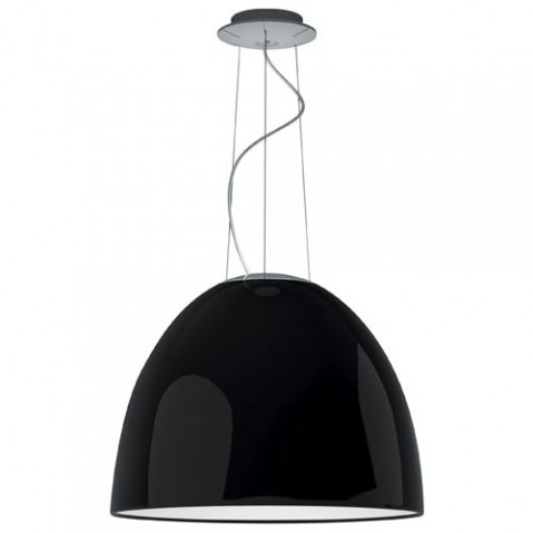 suspension nur gloss halogene artemide noir