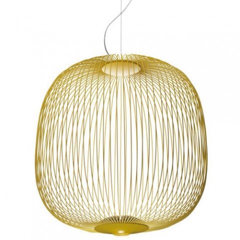 suspension spokes 2 foscarini jaune