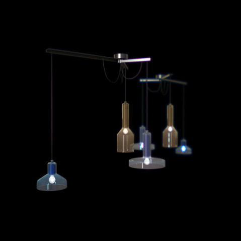 suspension stab light b artemide vert