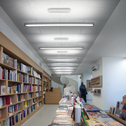 suspension talo 90 artemide argent