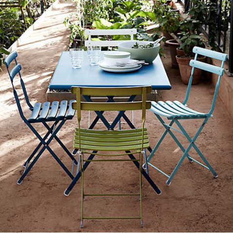 table pliante arc en ciel 110 emu bronze
