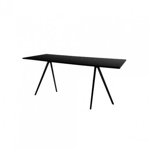 table bagiuette magis noir 160