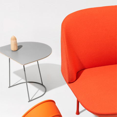 table basse airy half size muuto noir
