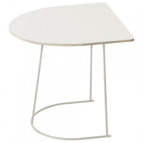 table basse airy half size muuto blanc