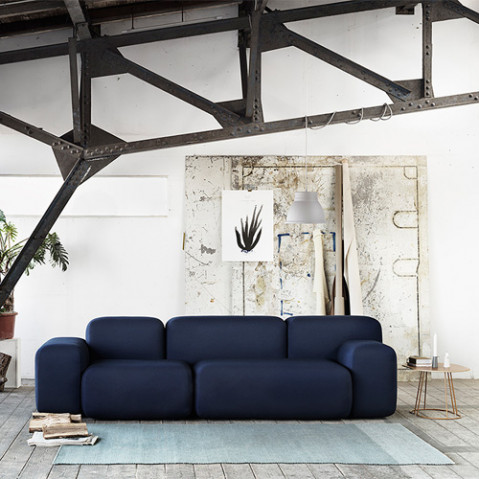 table basse airy half size muuto noir