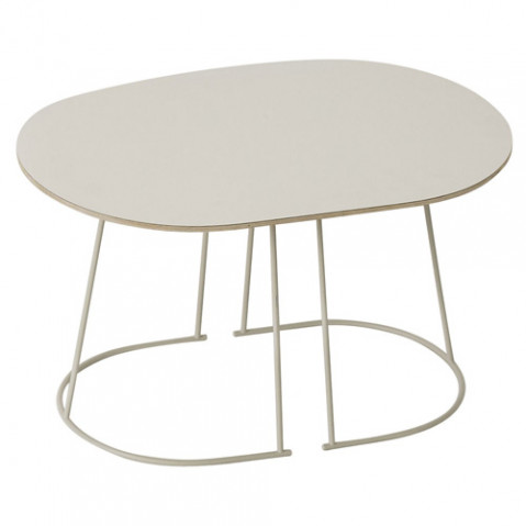 table basse airy half size muuto blanc