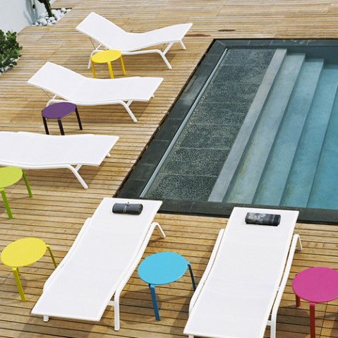 table basse alize fermob blanc