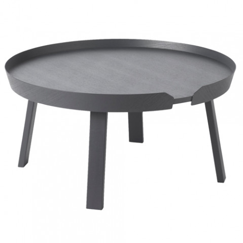 table basse around large muuto anthracite
