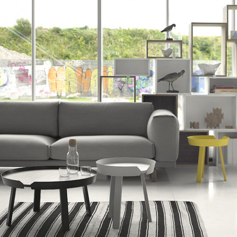 table basse around large muuto gris