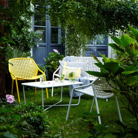 ﻿﻿﻿table basse croisette fermob blanc