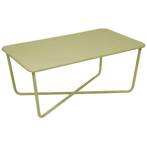 table basse croisette fermob tilleul