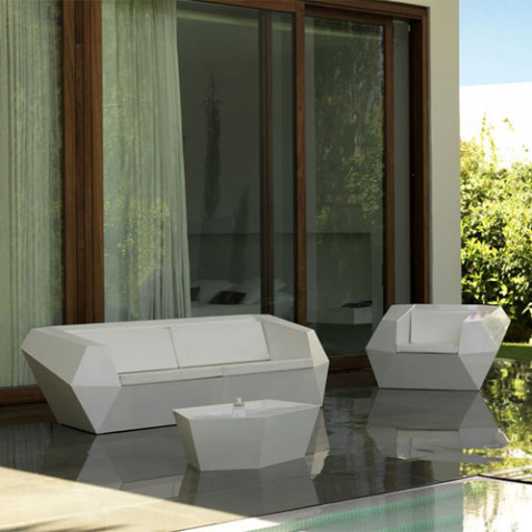 table basse faz vondom blanc