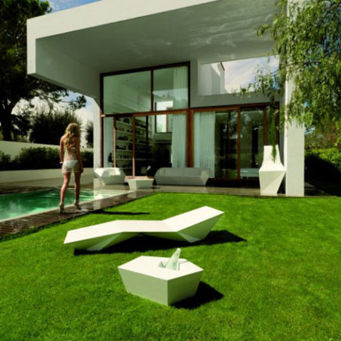 table basse faz vondom blanc