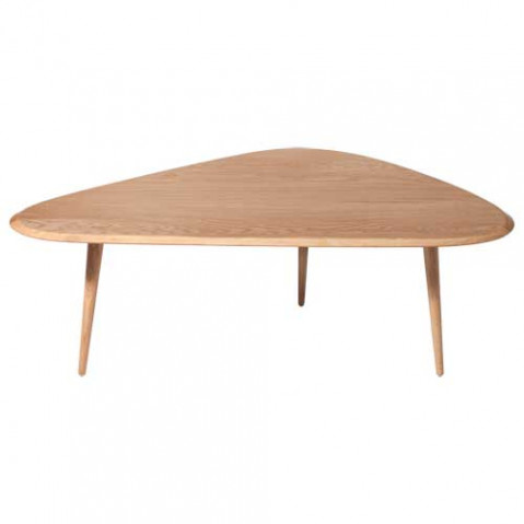 table basse fifties large red edition chene