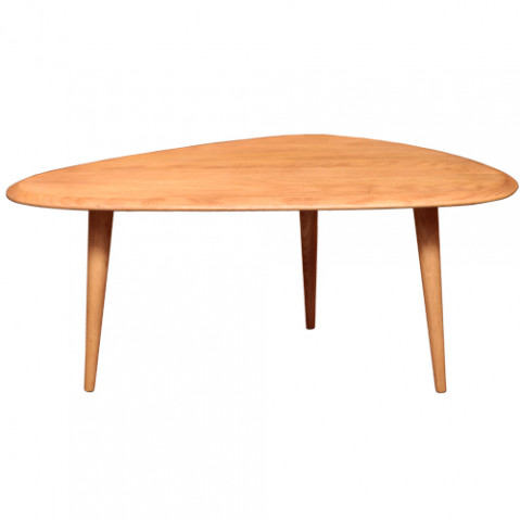 table basse fifties small red edition chene