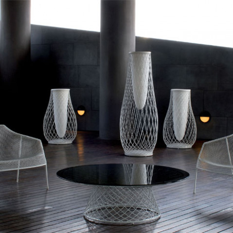 table basse heaven 120 emu blanc fume