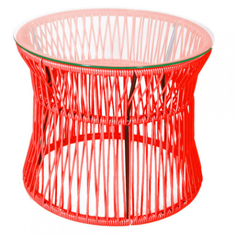 table basse ita boqa rouge