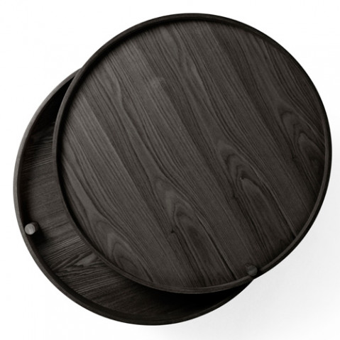table basse turning menu frene cuivre