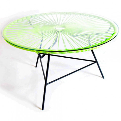 table basse zipolite boqa vert anis
