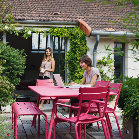 table luxembourg 80 fermob muscade