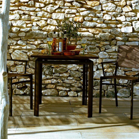 table costa 80 fermob blanc