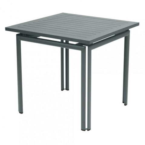 table costa 80 fermob gris orage