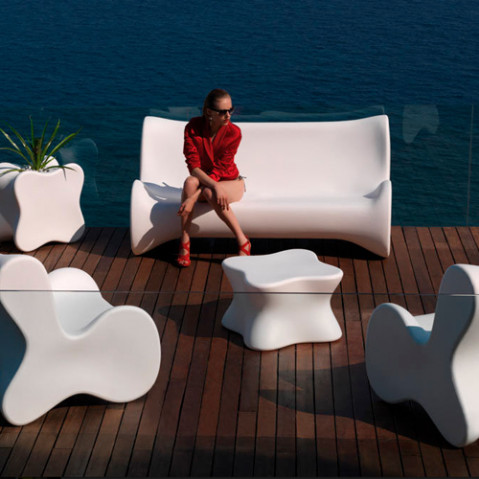 table basse doux vondom rouge