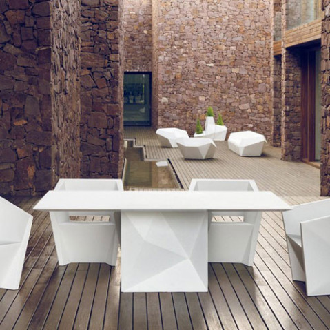 table faz vondom blanc