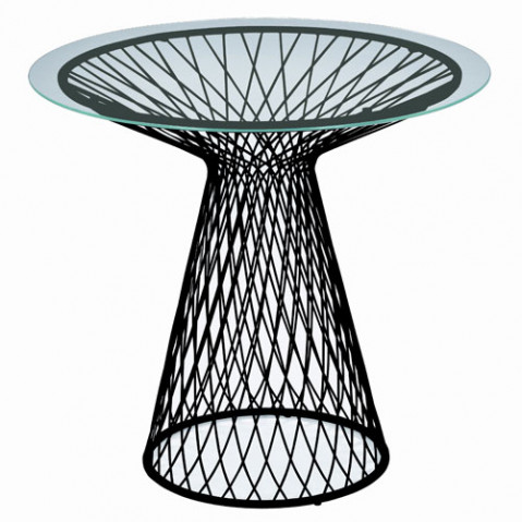 table heaven 80 emu noir transparent