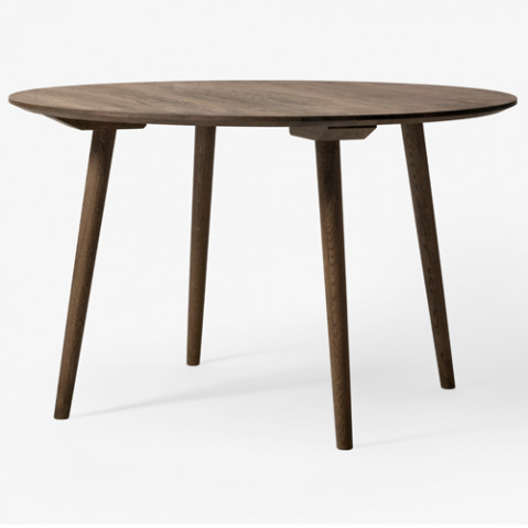 table ronde 90 in between and tradition chene fume