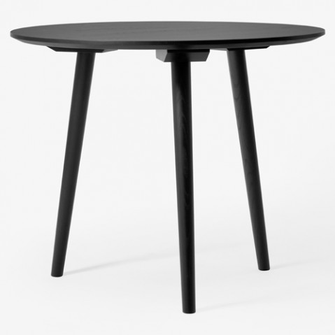 table ronde 90 in between and tradition chene noir