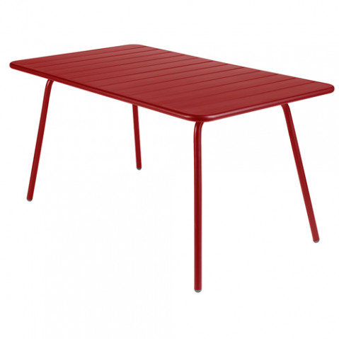table luxembourg 143 fermob piment