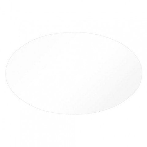 table ovale glossy kartell blanc