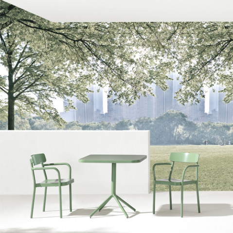 table pliante grace 70 emu blanc