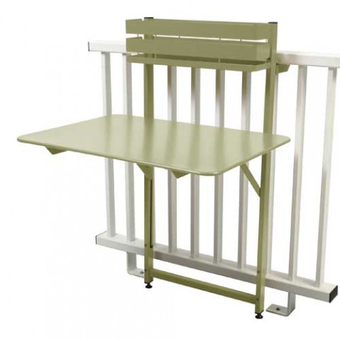 table pliante balcon bistro fermob tilleul