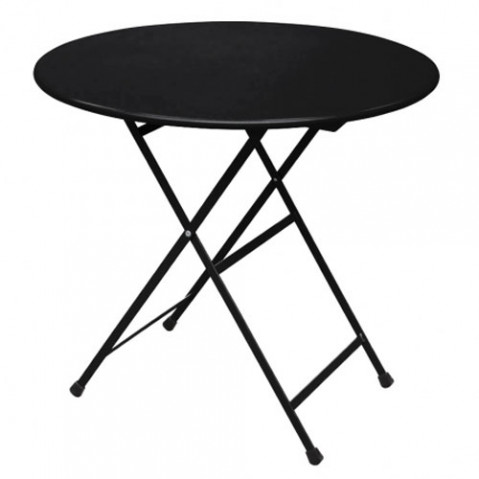 table ronde pliante arc en ciel emu noir