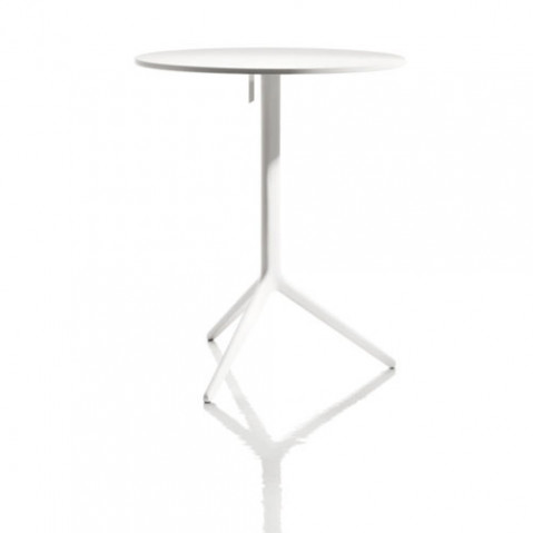 table ronde central magis verni blanc
