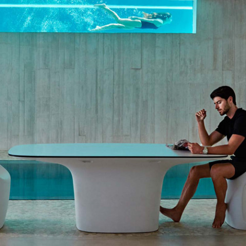 table ufo vondom blanc
