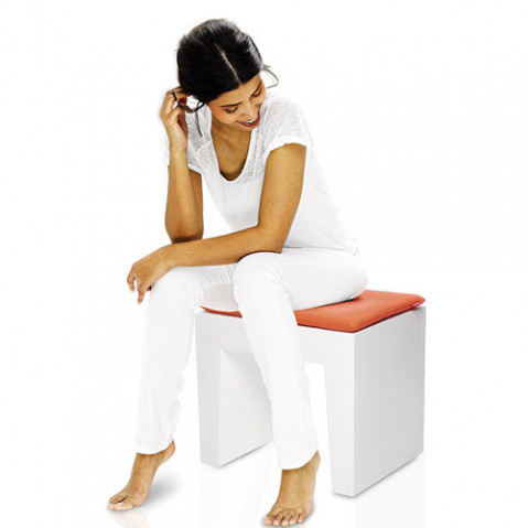 tabouret concrete seat fatboy blanc