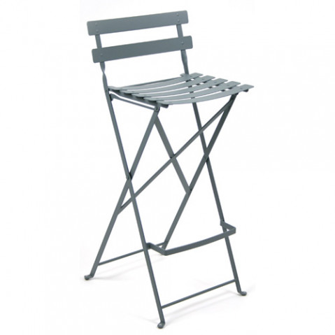 tabouret bistro fermob gris orage