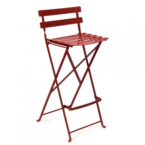 tabouret haut bistro fermob piment