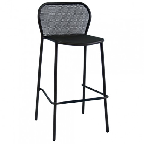 tabouret haut darwin emu noir