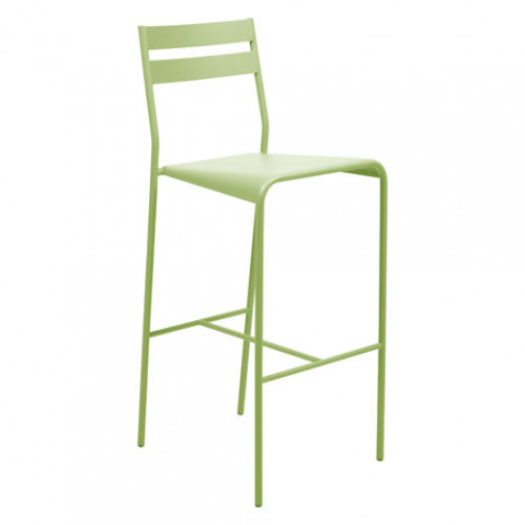 tabouret haut facto fermob tilleul