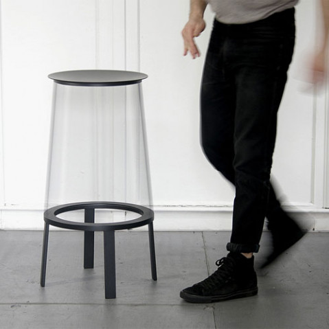 tabouret haut revolver 76 wrong for hay gris