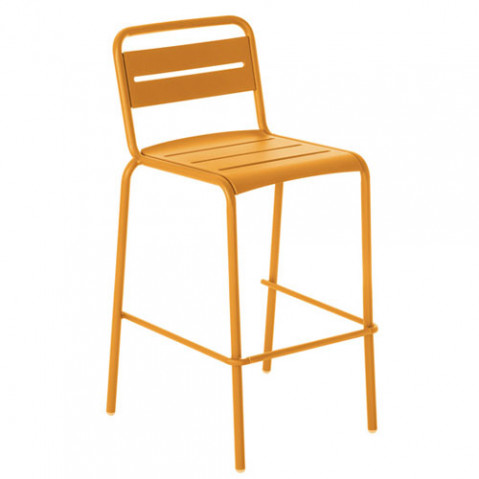 tabouret haut star emu orange