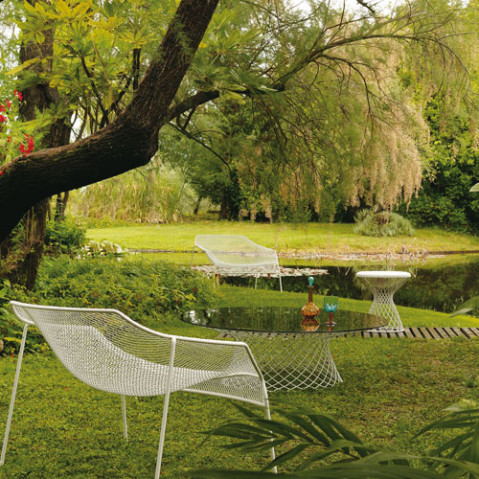 tabouret heaven emu blanc blanc