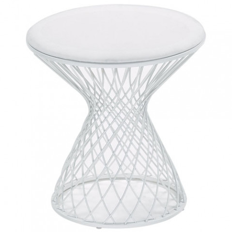 tabouret heaven emu blanc blanc