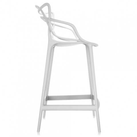 tabouret haut masters 65 kartell blanc