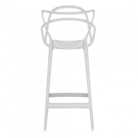 tabouret haut masters 65 kartell blanc